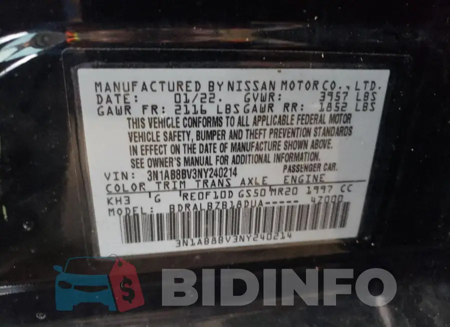 3N1AB8BV3NY240214 Photo# 13