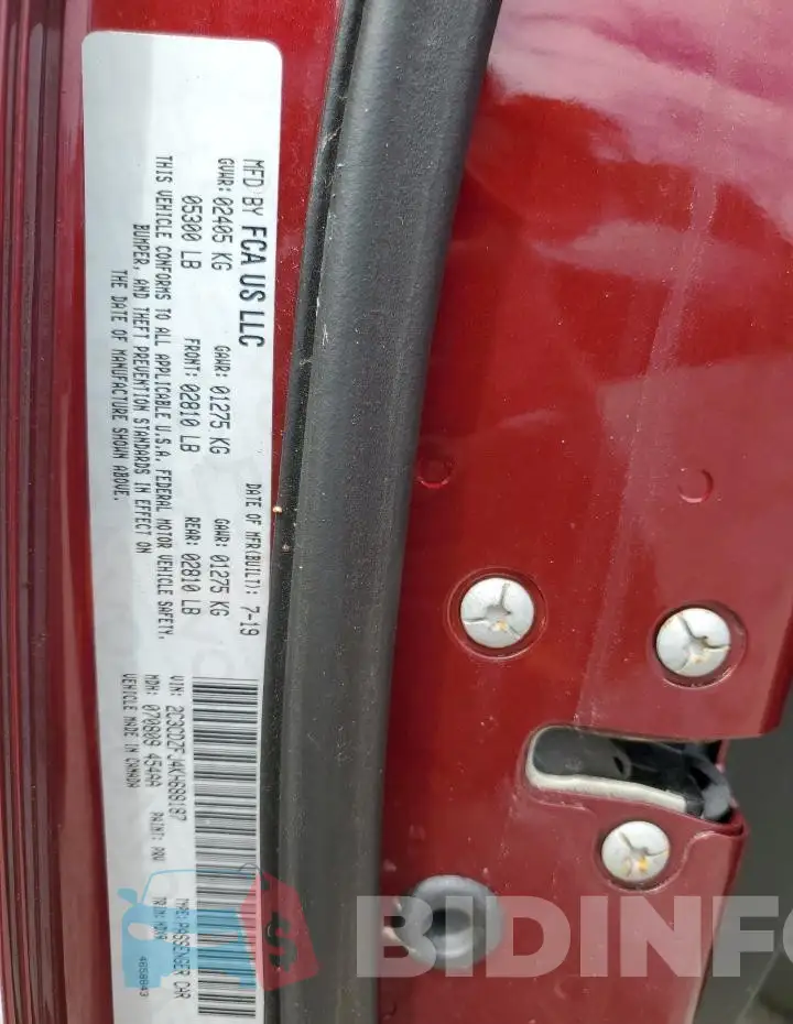 2C3CDZFJ4KH688187 Photo# 12