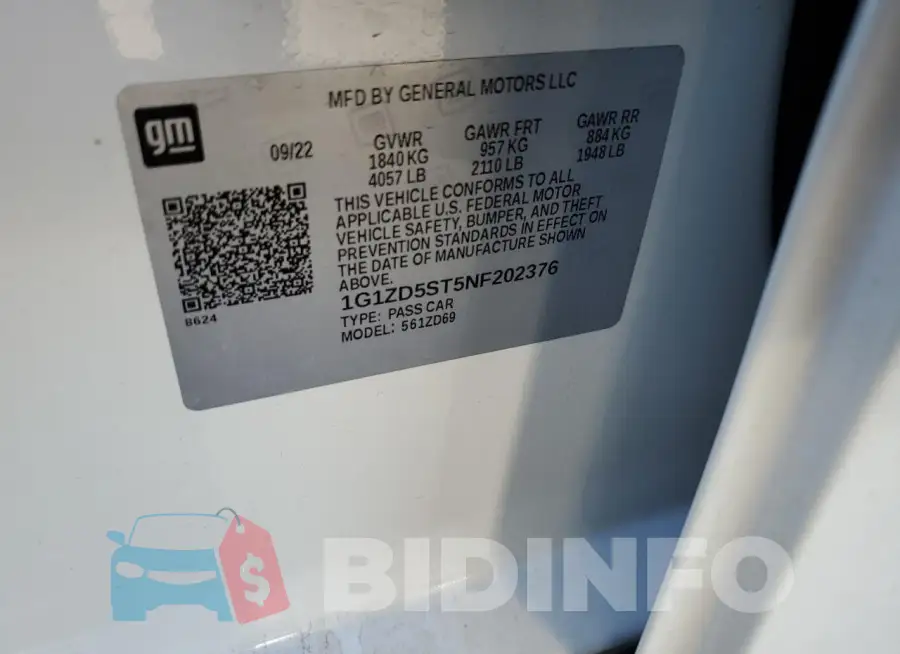 1G1ZD5ST5NF202376 Photo# 12