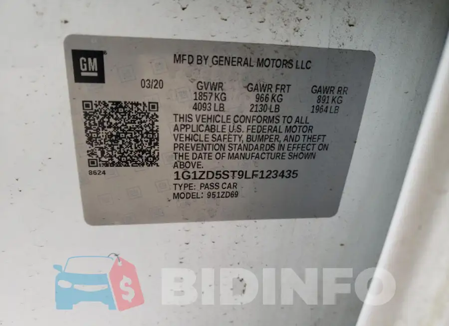 1G1ZD5ST9LF123435 Photo# 12