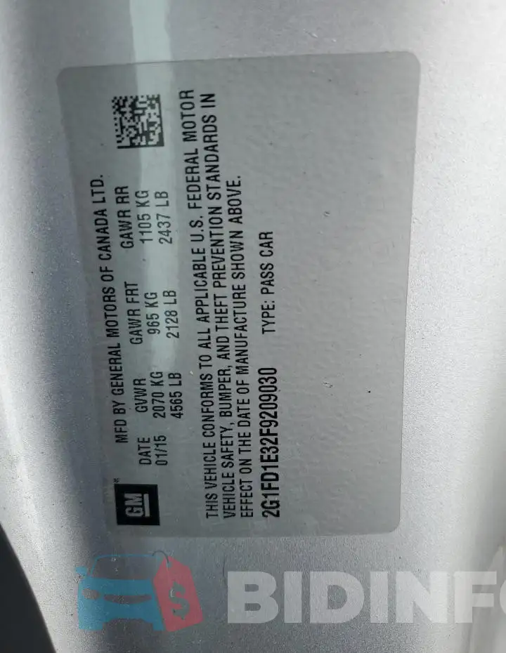 2G1FD1E32F9209030 Photo# 12