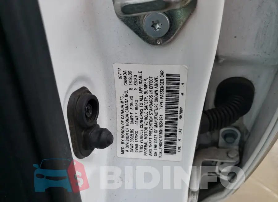 2HGFC1F36HH654874 Photo# 12