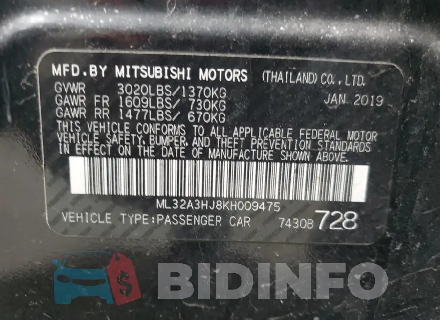 ML32A3HJ8KH009475 Photo# 12