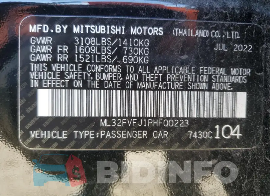 ML32FVFJ1PHF00223 Photo# 12