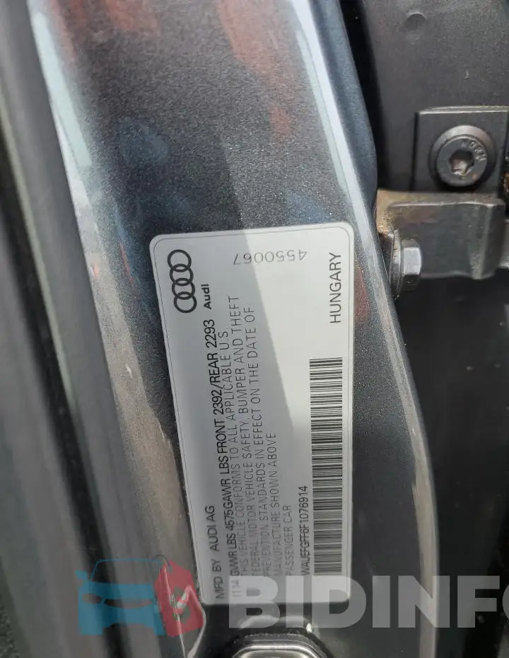 WAUEFGFF6F1076914 Photo# 12