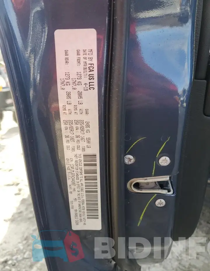 1C4PJMLB7KD442057 Photo# 14