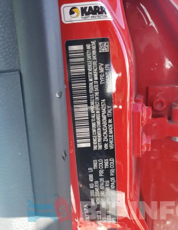 ZACNJDAB0MPM42574 Photo# 12