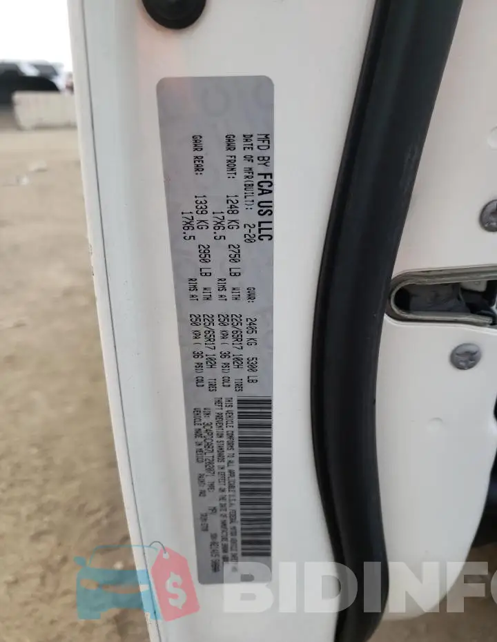 3C4PDCAB7LT202071 Photo# 14