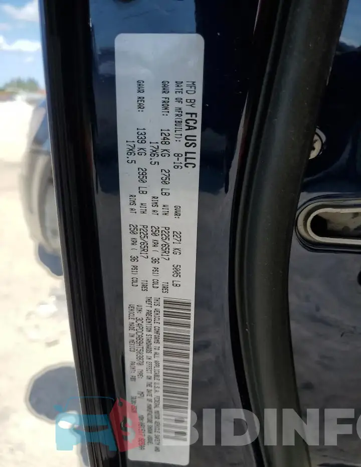 3C4PDCAB9HT503870 Photo# 13