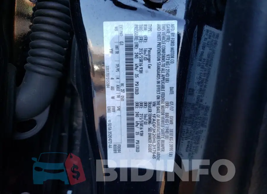 1FADP3K20HL317645 Photo# 12