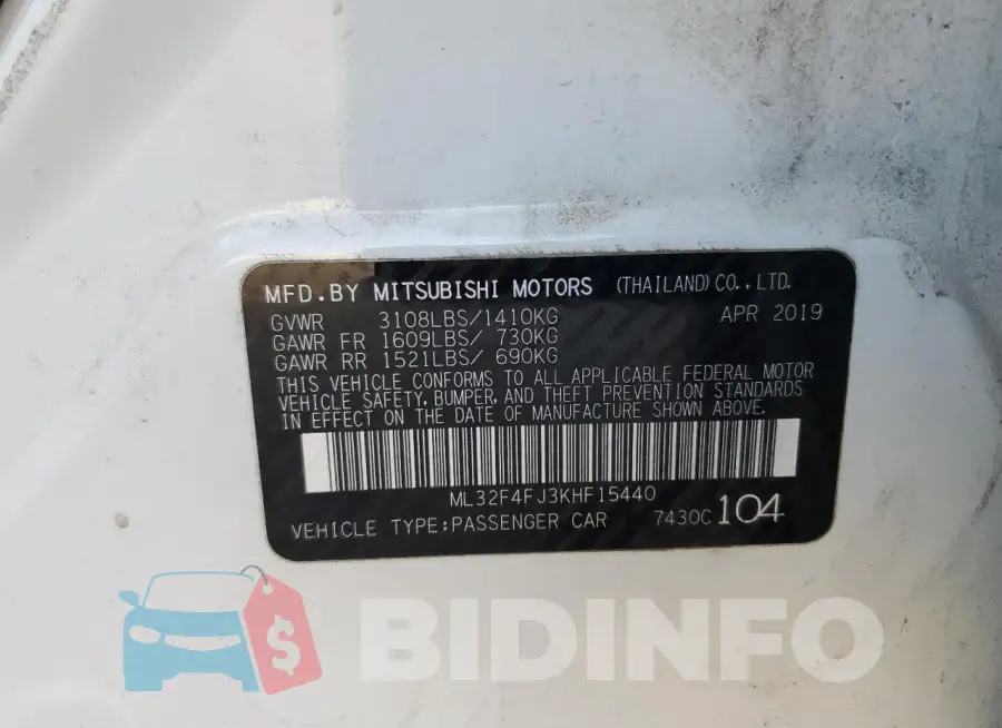 ML32F4FJ3KHF15440 Photo# 13