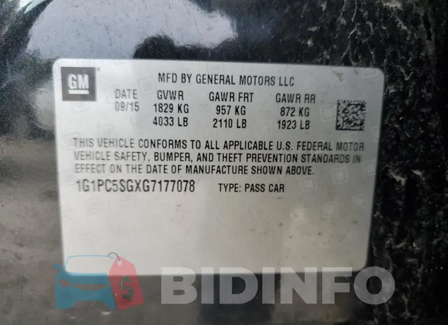 1G1PC5SGXG7177078 Photo# 12