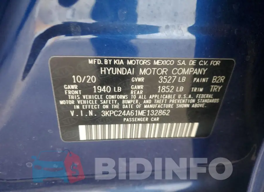 3KPC24A61ME132862 Photo# 12