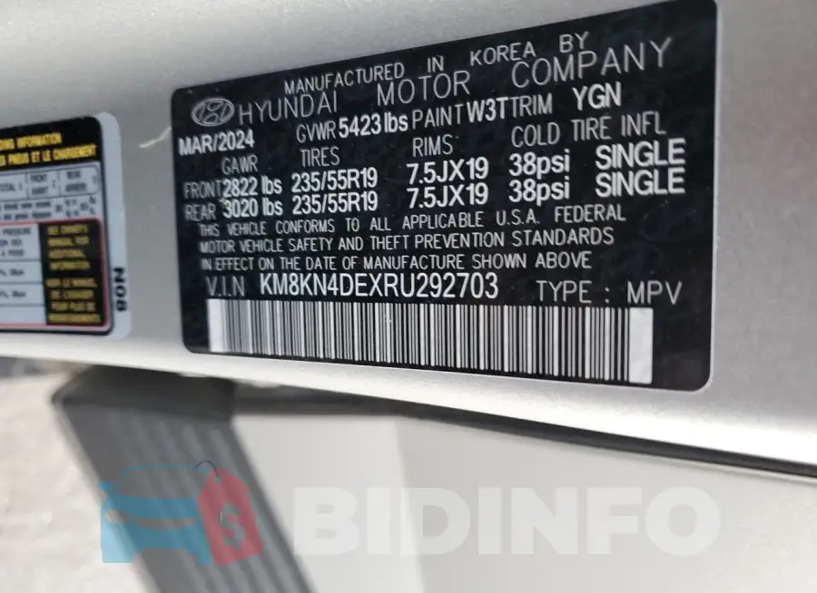 KM8KN4DEXRU292703 Photo# 14