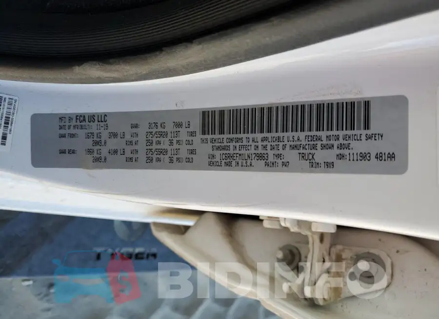 1C6RREFM1LN179863 Photo# 12