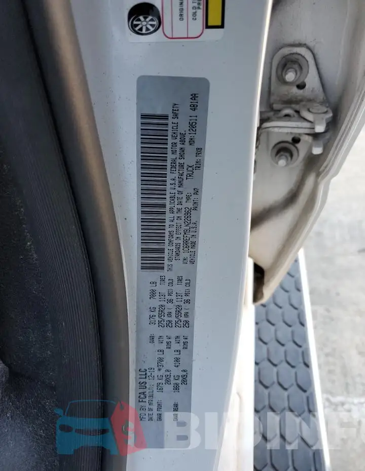 1C6RREFM9LN226962 Photo# 12