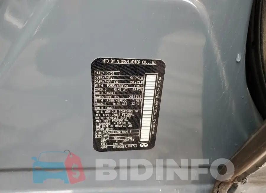 3PCAJ5L33NF100915 Photo# 13