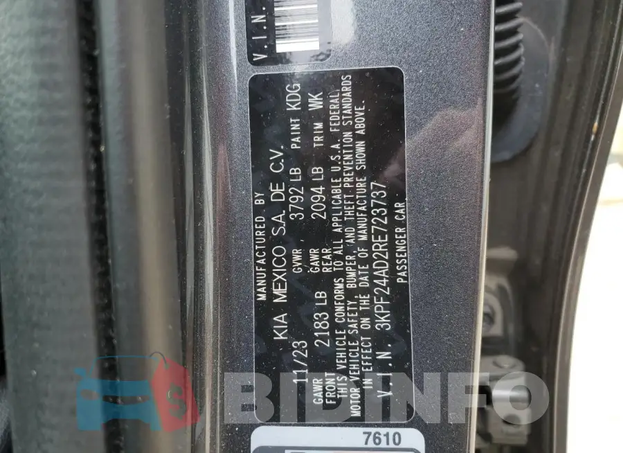 3KPF24AD2RE723737 Photo# 12