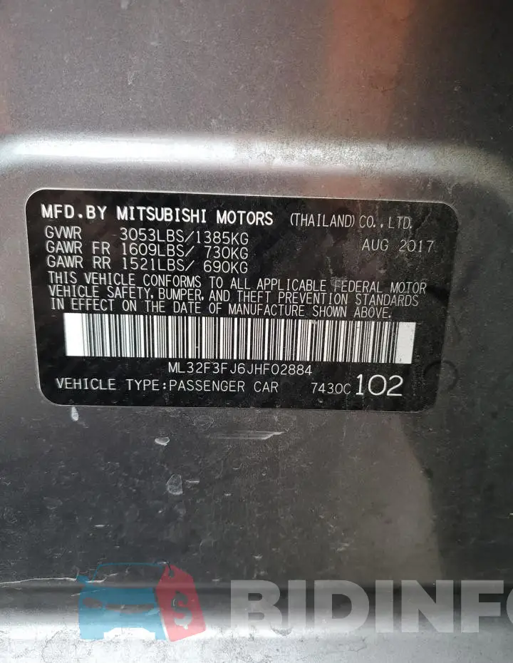 ML32F3FJ6JHF02884 Photo# 12