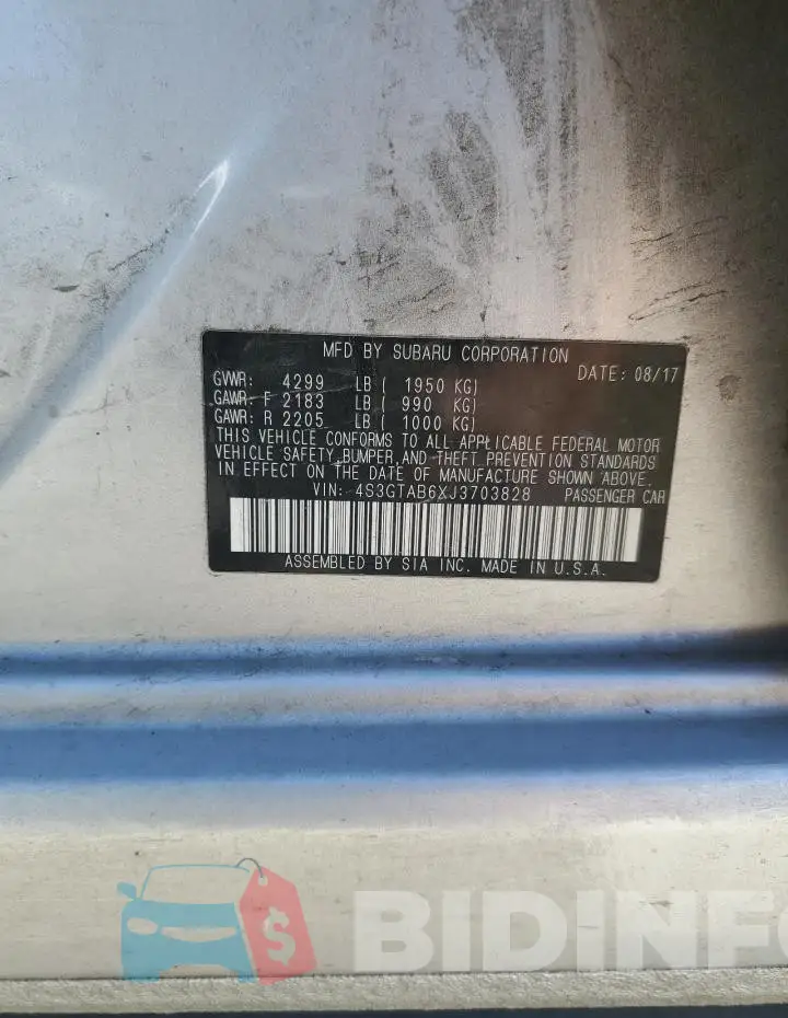 4S3GTAB6XJ3703828 Photo# 12
