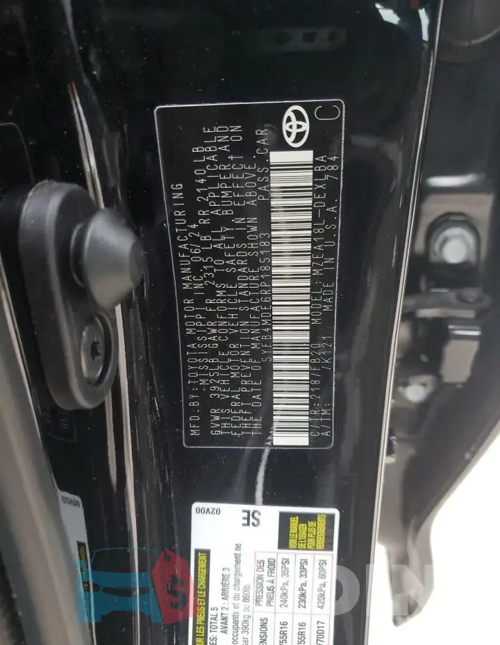 5YFB4MDE6RP185183 Photo# 11