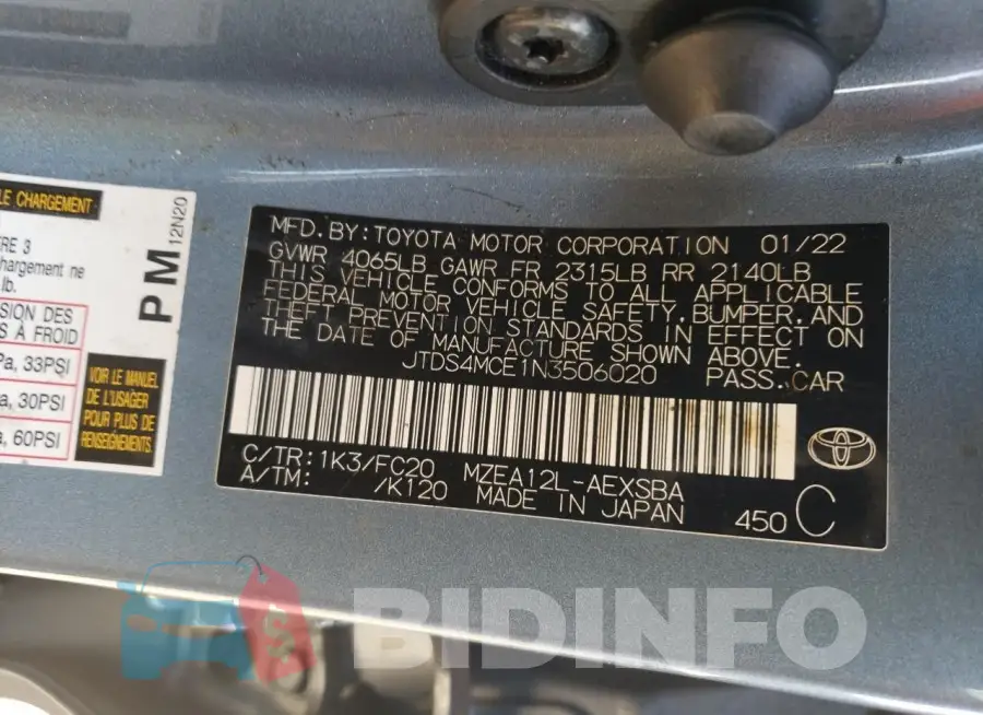 JTDS4MCE1N3506020 Photo# 13