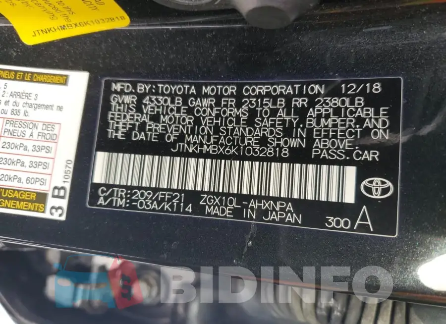 JTNKHMBX6K1032818 Photo# 13