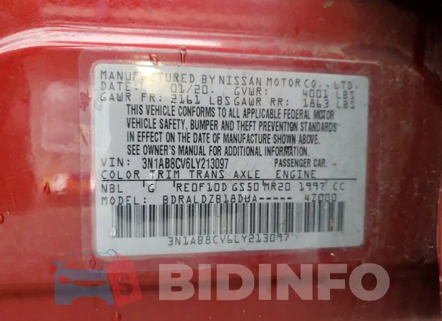 3N1AB8CV6LY213097 Photo# 13