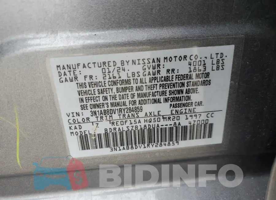 3N1AB8DV1RY284859 Photo# 12