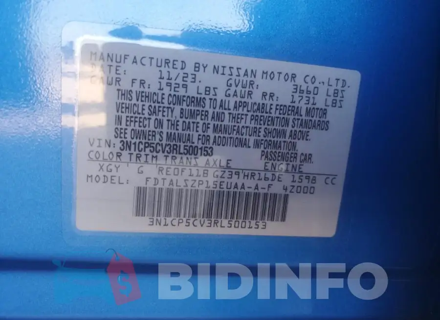 3N1CP5CV3RL500153 Photo# 13
