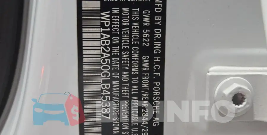 WP1AB2A50GLB45387 Photo# 10