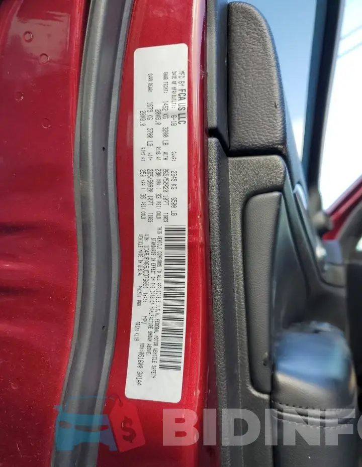 1C4RJFAG5JC376051 Photo# 13