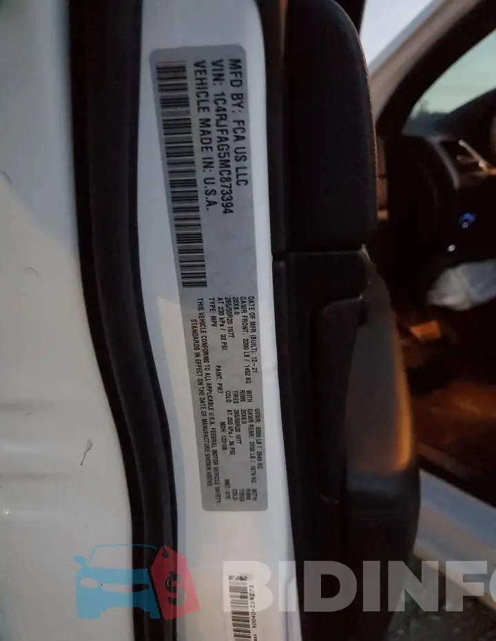 1C4RJFAG5MC873394 Photo# 12
