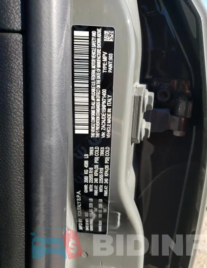 ZACNJDE15NPN71400 Photo# 12