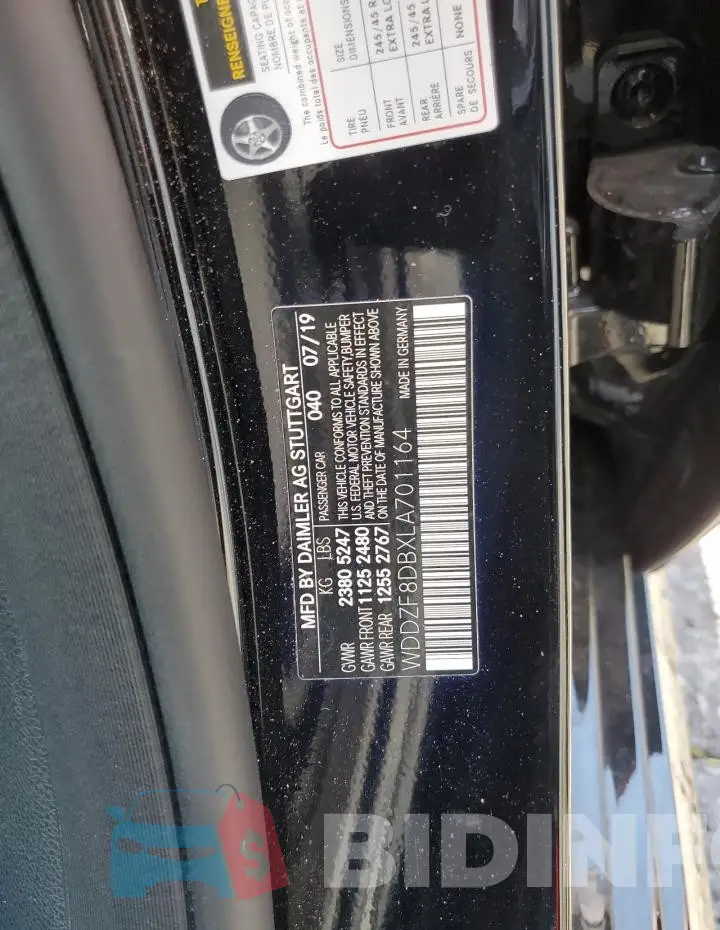 WDDZF8DBXLA701164 Photo# 12
