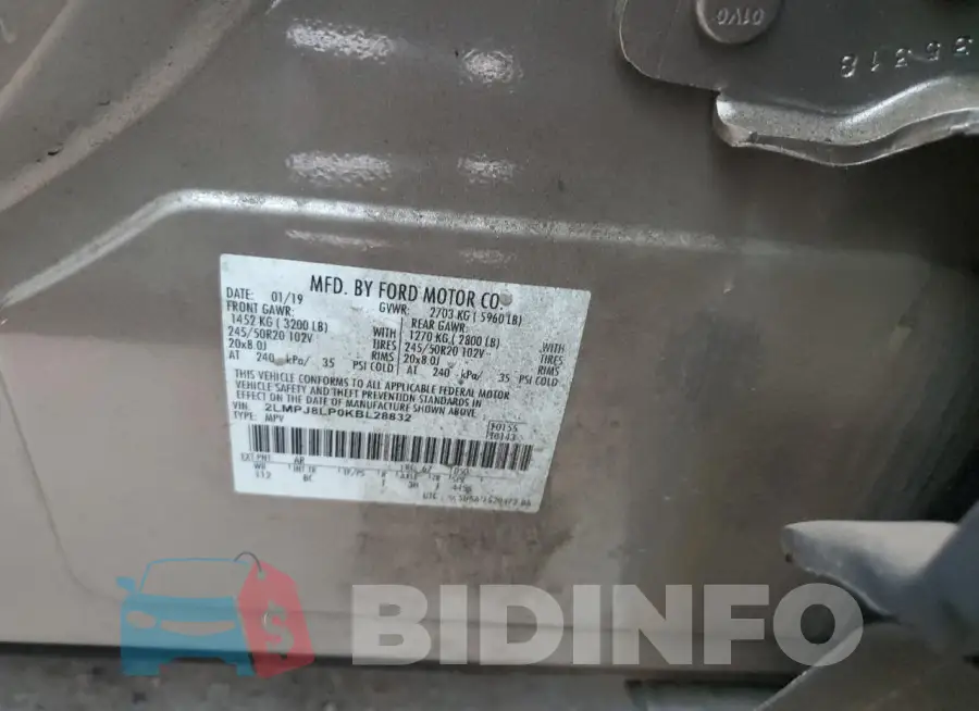 2LMPJ8LP0KBL28832 Photo# 13