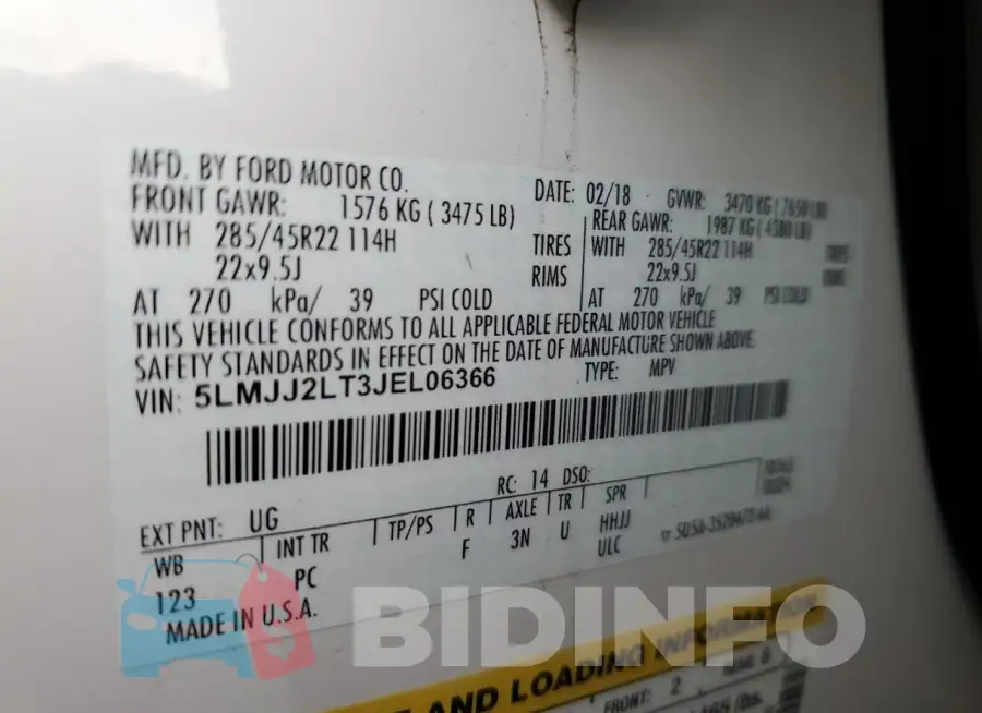 5LMJJ2LT3JEL06366 Photo# 13