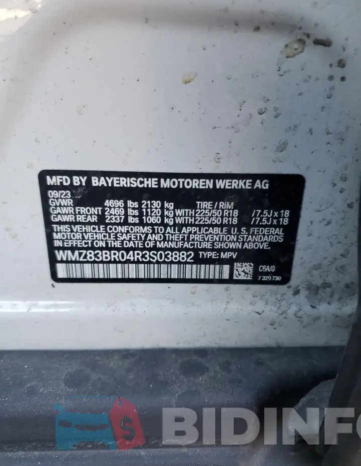 WMZ83BR04R3S03882 Photo# 12