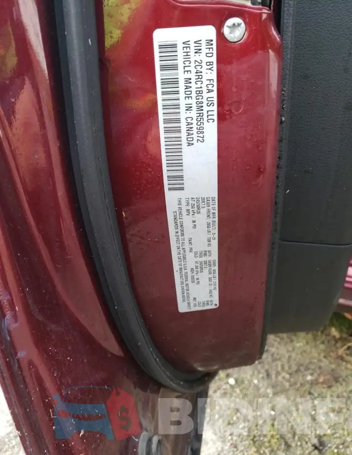 2C4RC1BG8MR559872 Photo# 13