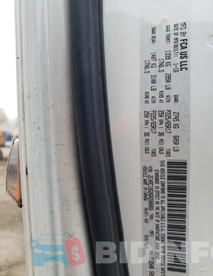 2C4RC1BG9GR280869 Photo# 13