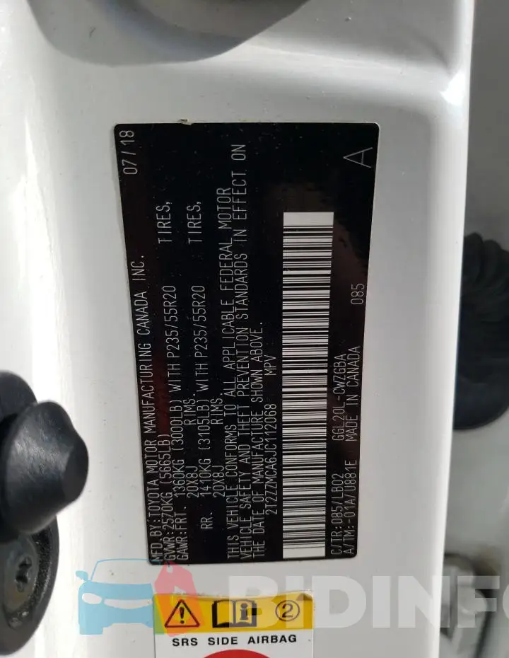 2T2ZZMCA6JC112068 Photo# 13