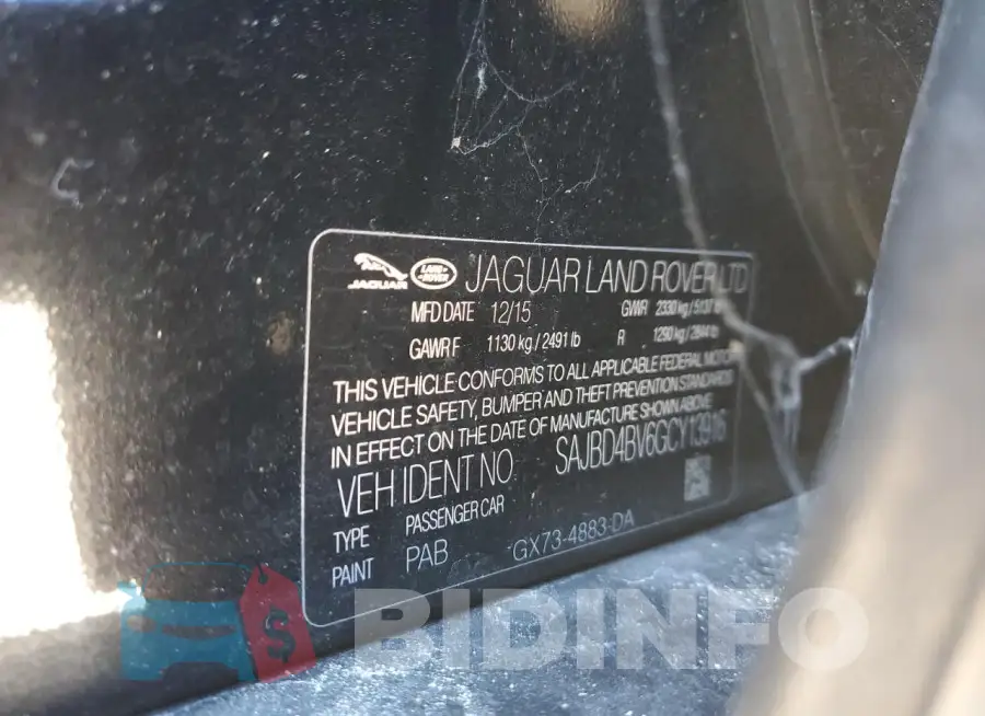 SAJBD4BV6GCY13916 Photo# 12