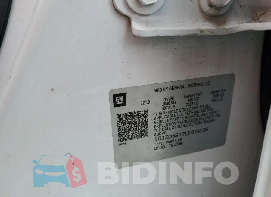 1G1ZD5ST7LF074736 Photo# 12