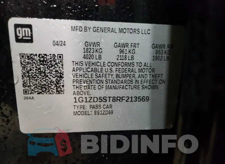 1G1ZD5ST8RF213569 Photo# 13