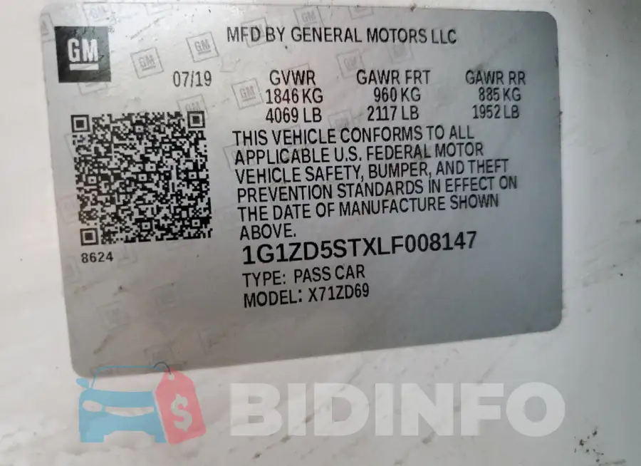 1G1ZD5STXLF008147 Photo# 12