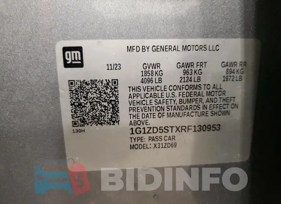 1G1ZD5STXRF130953 Photo# 12