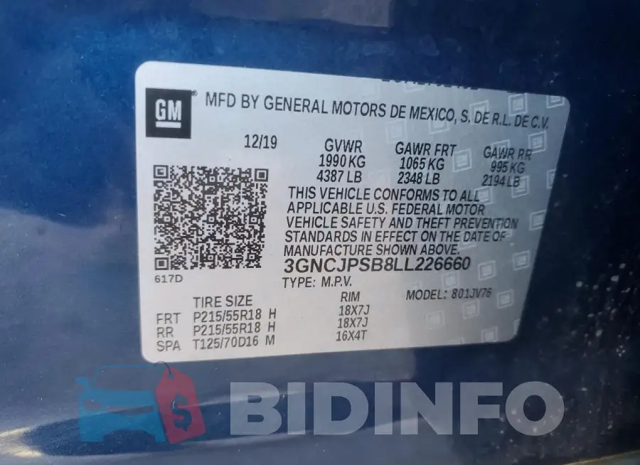 3GNCJPSB8LL226660 Photo# 13