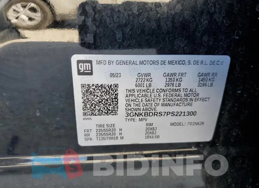 3GNKBDRS7PS221300 Photo# 13