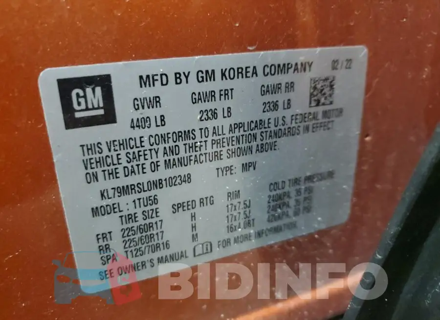 KL79MRSL0NB102348 Photo# 13