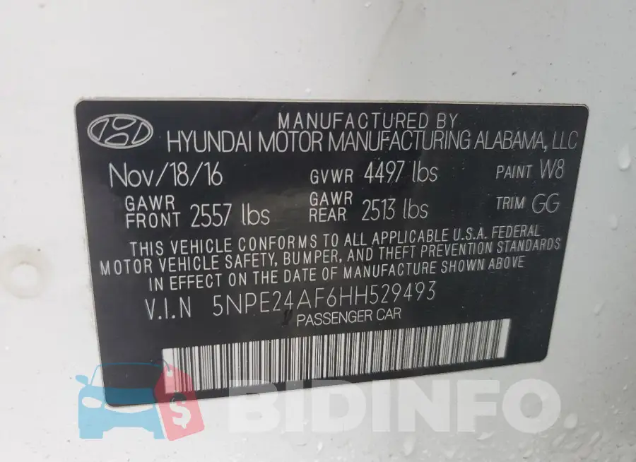 5NPE24AF6HH529493 Photo# 12